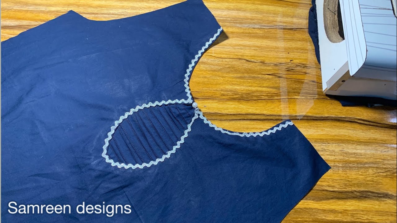 Unique Neck design. Cutting and stitching. Samreen designs😍💜