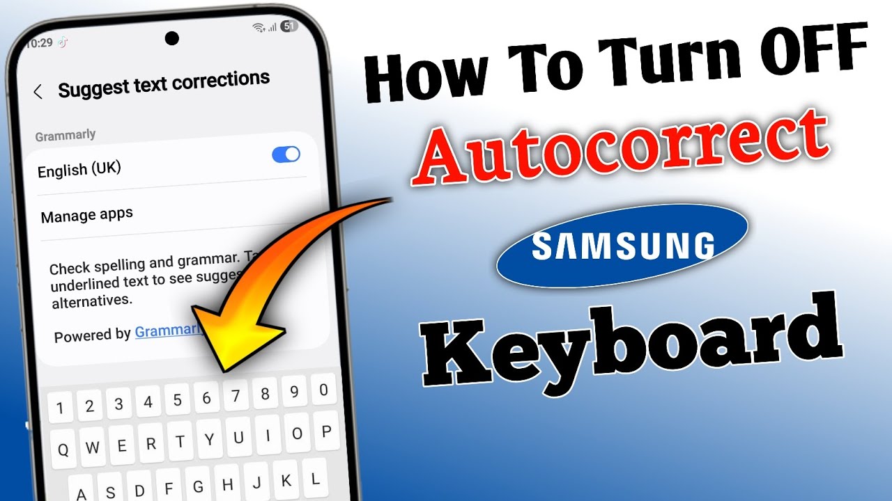 How to disable autocorrect in SAMSUNG Keyboard | Turn off Autocorrect on SAMSUNG Device