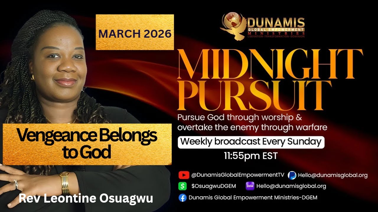 March 2026 Midnight Pursuit- Vengeance Belongs to God