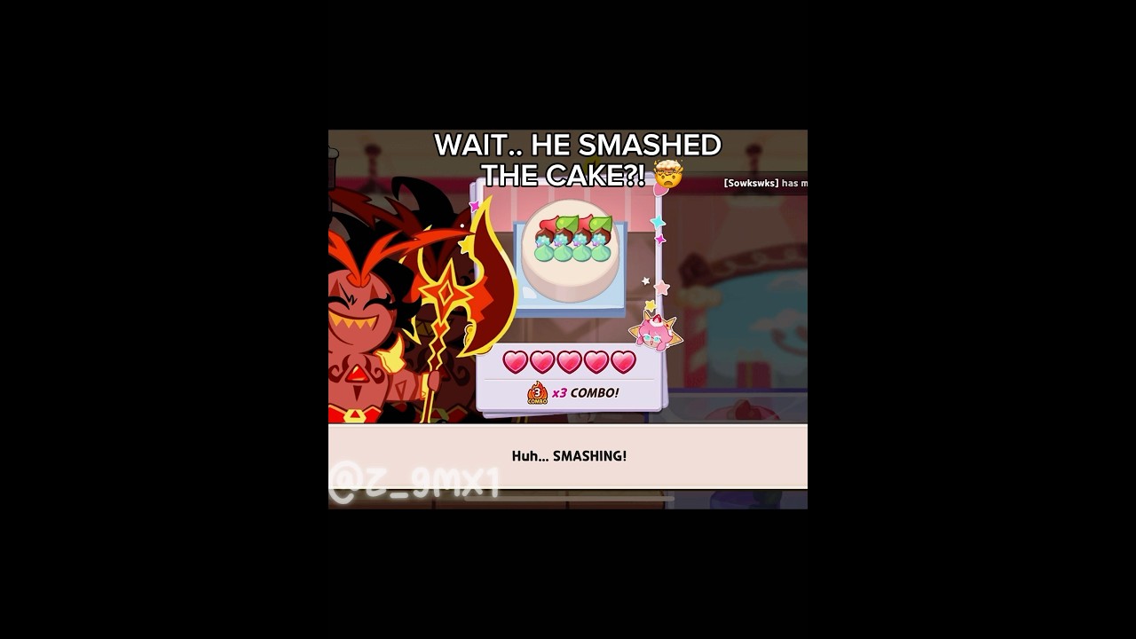he smashed my cake, that I baked for him😭 #cookierun#tiktok#edit#crkedit#viralshort#fyp