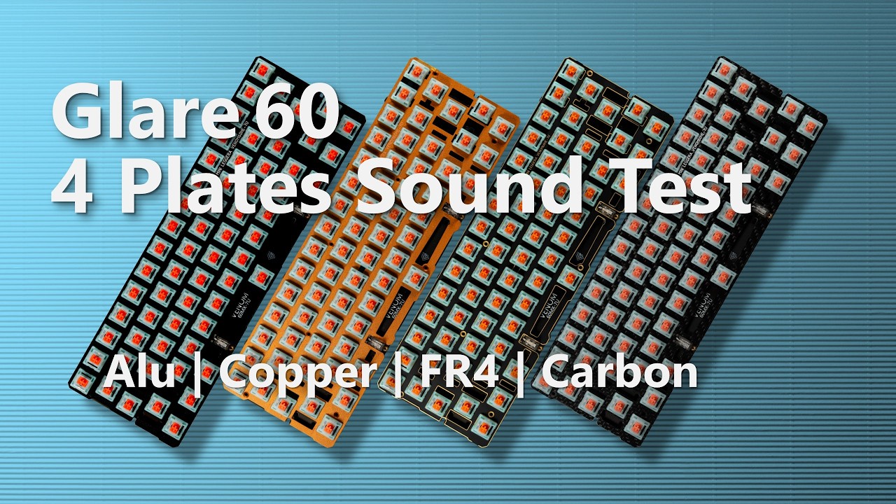 Geonworks Glare 60 | 4 Plates Sound Test
