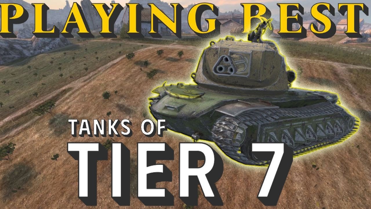 Playing the BEST tech tree tanks in TIER 7 in World of Tanks Blitz!