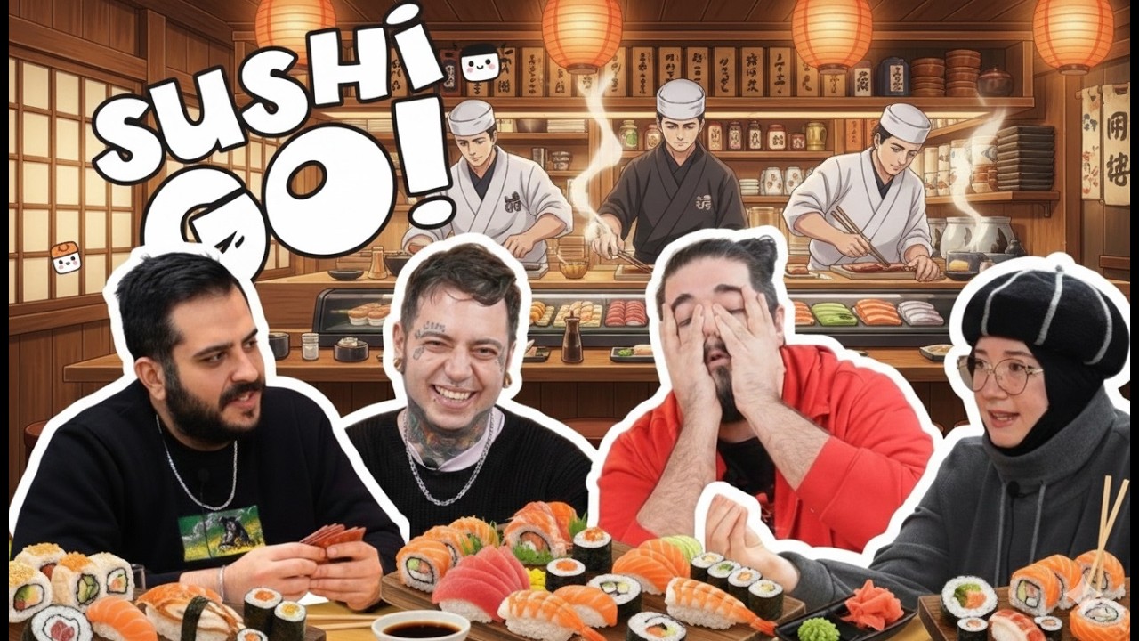 TAK TAK TAK! Sushi Go oynuyoruz!