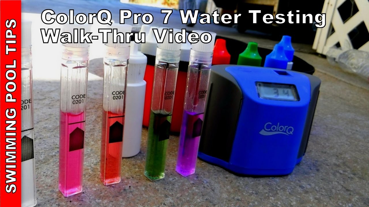 ColorQ Pro 7 Digital Pool Water Test Kit  by Lamotte: Water Testing & Tips
