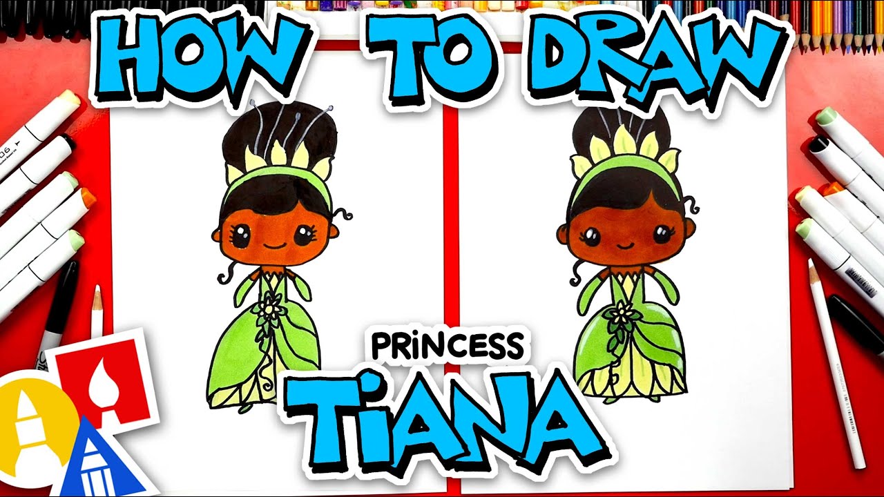 How To Draw Princess Tiana From Princess And The Frog