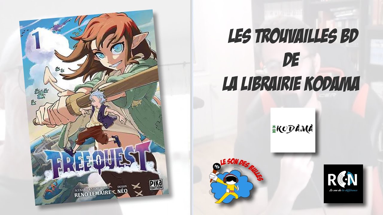 Les trouvailles BD de la librairie Kodama :  FREEQUEST de Reno LEMAIRE ET NEO chez Pika Édition