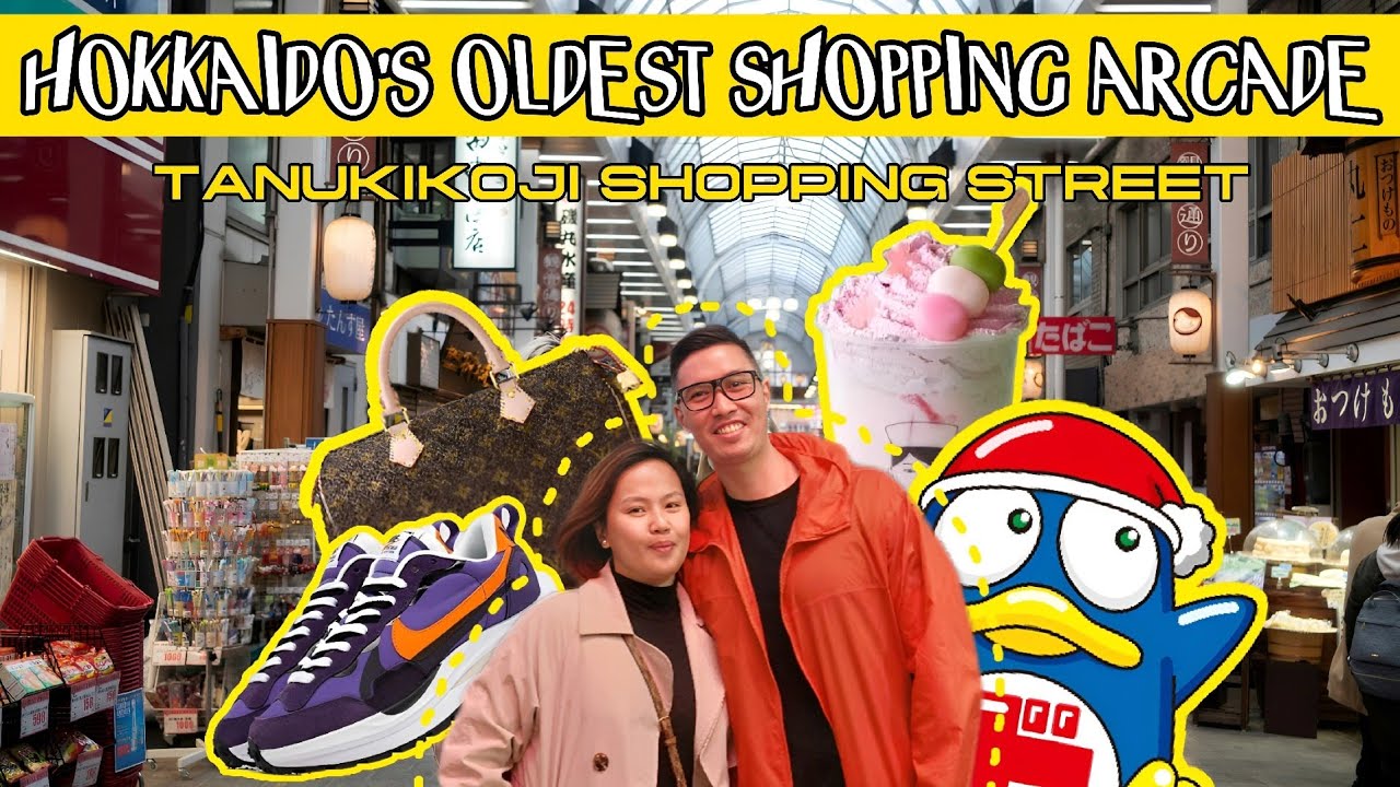 TANUKIKOJI SHOPPING STREET JAPAN: DISCOVER HOKKAIDO'S OLDEST SHOPPING STREET | JAPAN VLOG