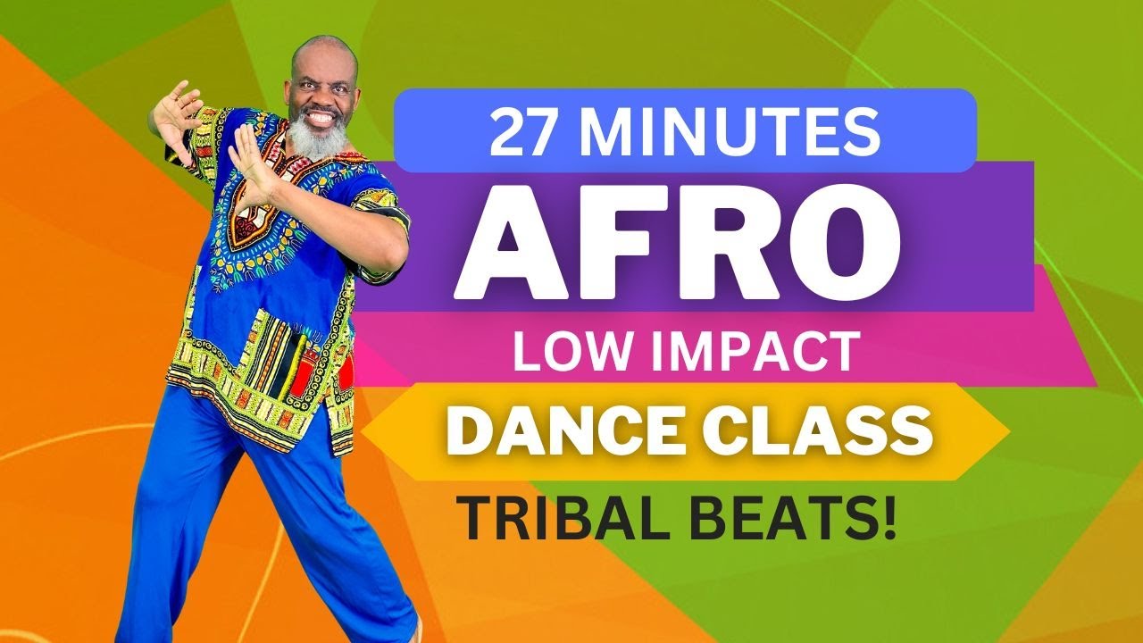 Vibrant Low Impact Afro Dance Fitness Workout To Tribal Beats
