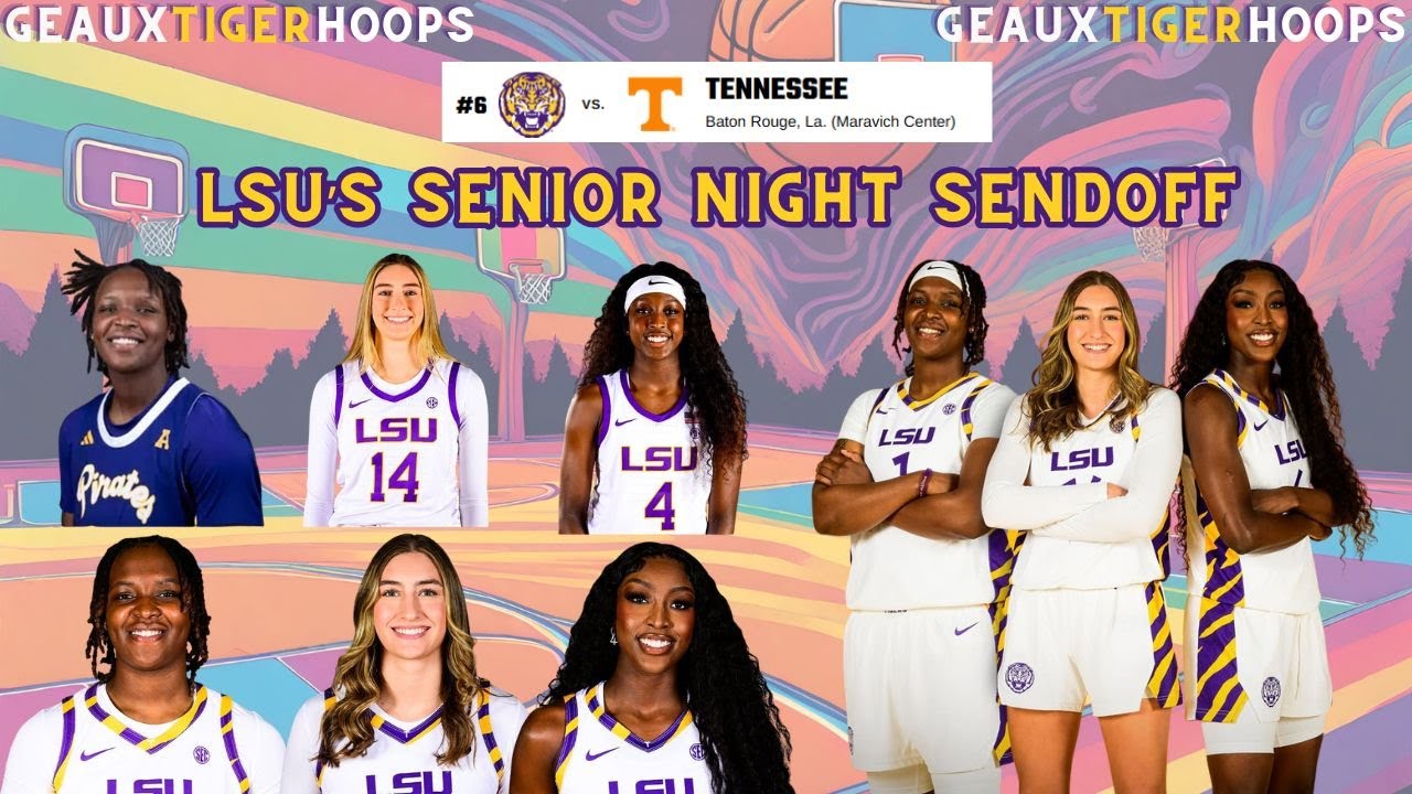 Senior Night in the PMAC 💜🐅 | No. 6 LSU vs Tennessee | LIVE Reaction Watch Party