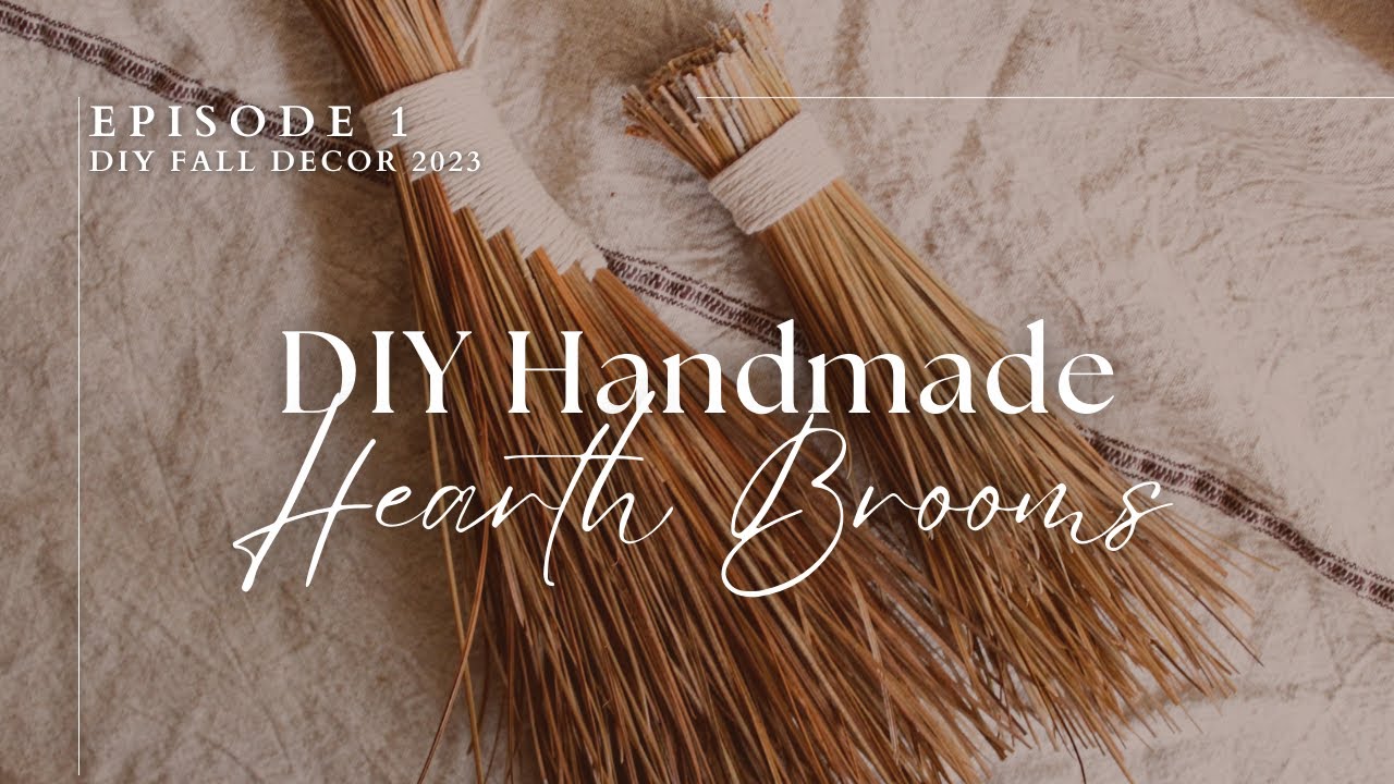 How to Make Handmade Hearth Brooms AKA Pine Needle Brooms | DIY Fall Decor 2023 Ep. 1