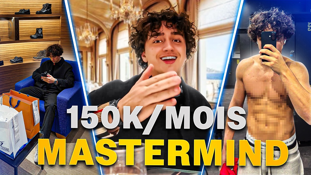 24H dans ma vie d'entrepreneur de 17ans (Muscu, Mastermind, Shopping)