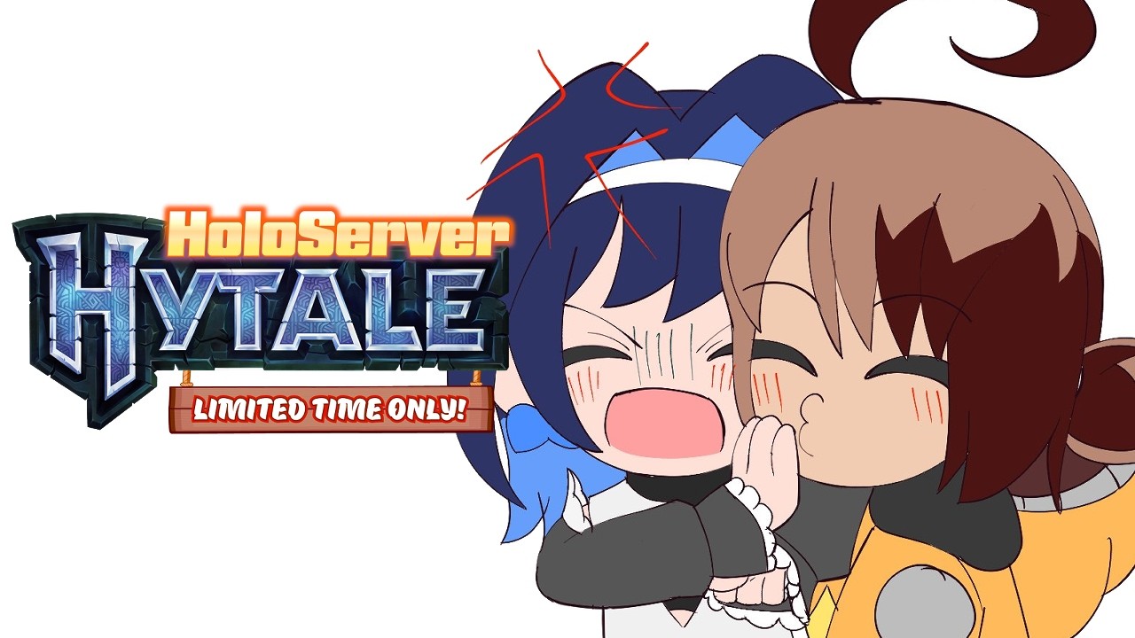 【HYTALE】showing ouro kronii my hole