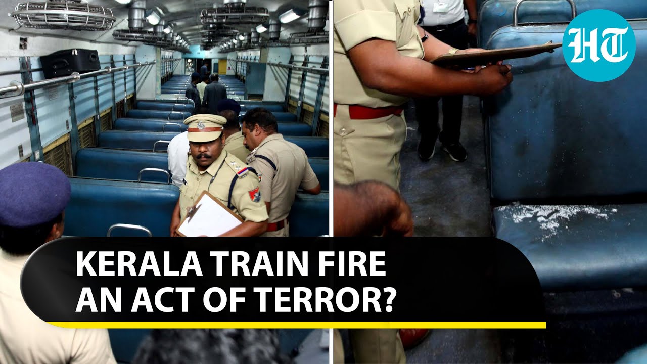 Kerala train attack a terror incident? Three passengers burnt to death, many injured | Watch
