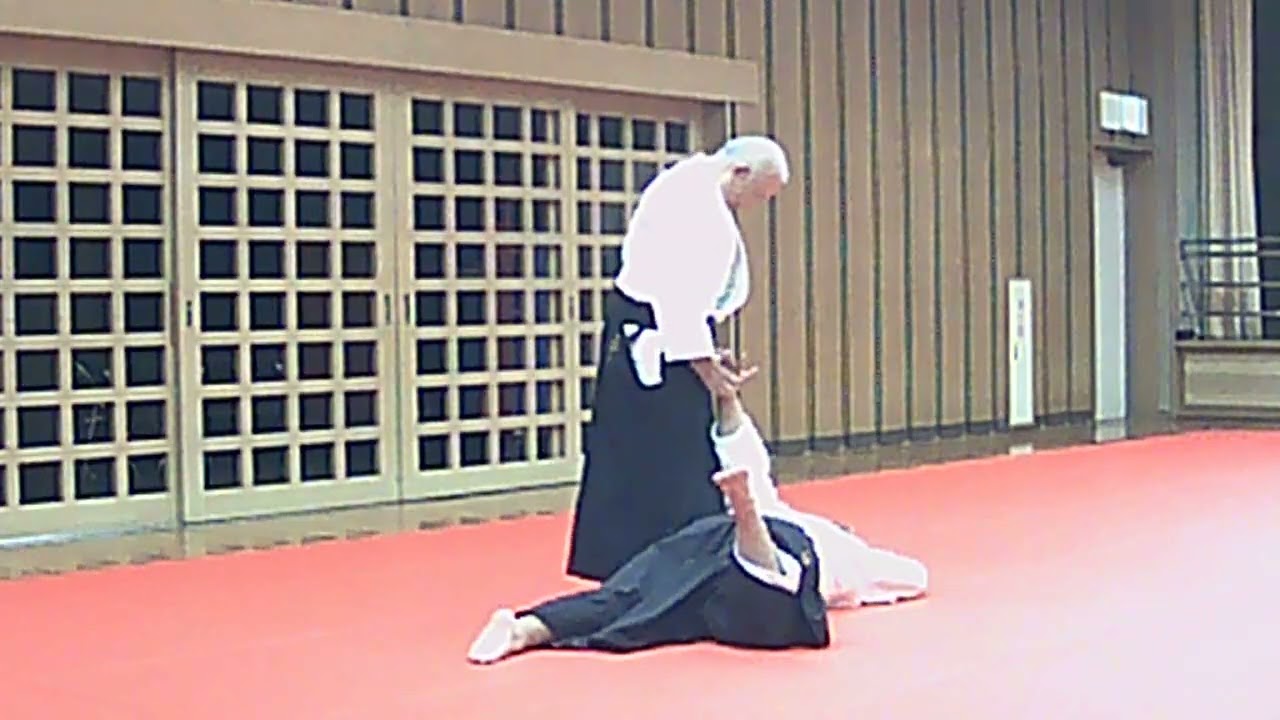 合氣道八和会　正面打ち　呼吸投げ
