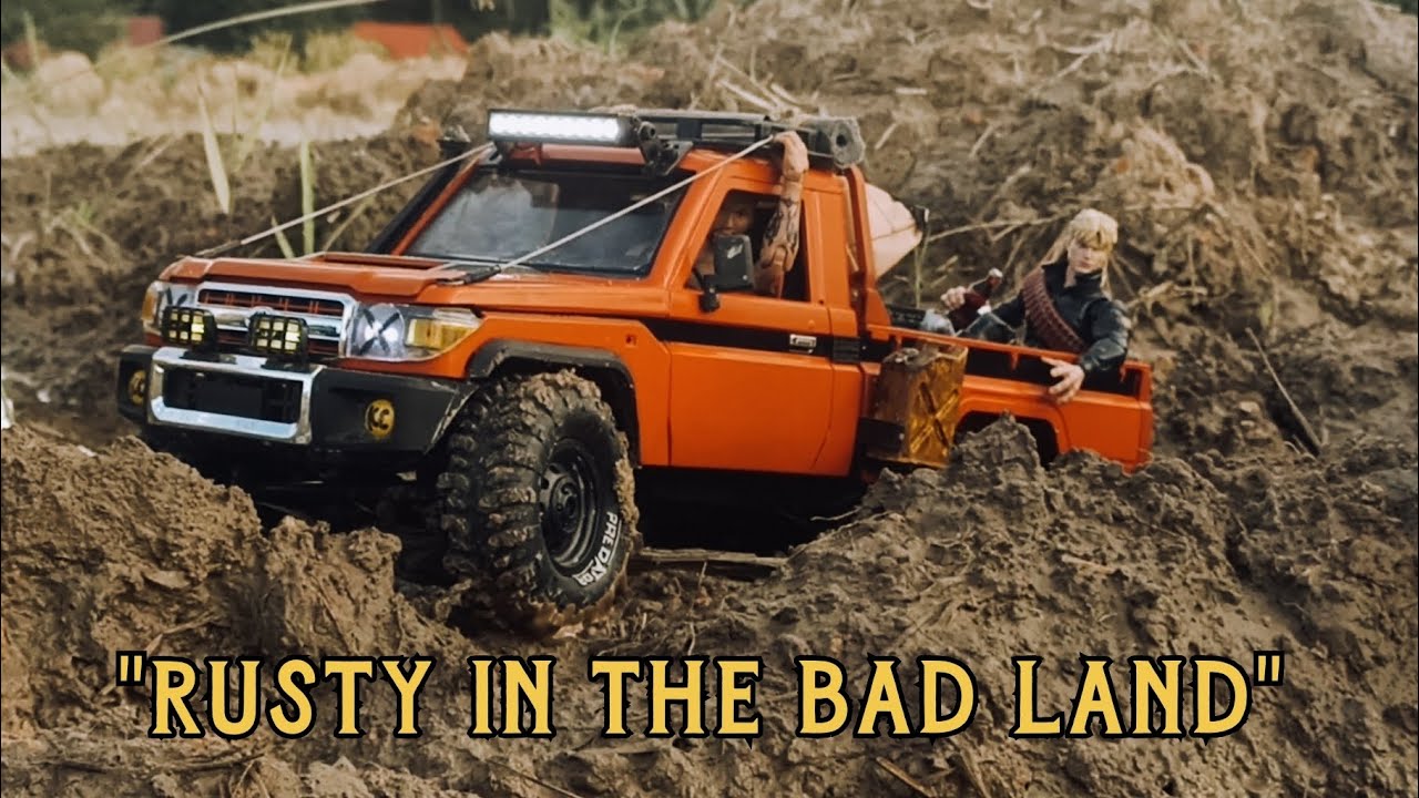 RC SCALE 1:12 | TOYOTA LANDCRUISER | LC79 | MN82 | OVERLAND | RUSTY IN THE BAD LAND