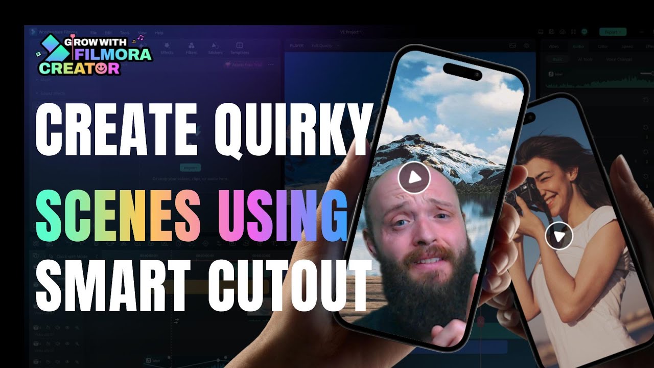 Create Quirky Scenes Using Filmora 13s AI Smart Cutout Tool