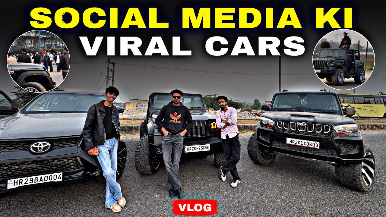 SOCIAL MEDIA KI SAB SE VIRAL CAR AAJ EK SATH |😨PUBLIC REACTIOS😱| @shekher_5600_Vlogs ￼