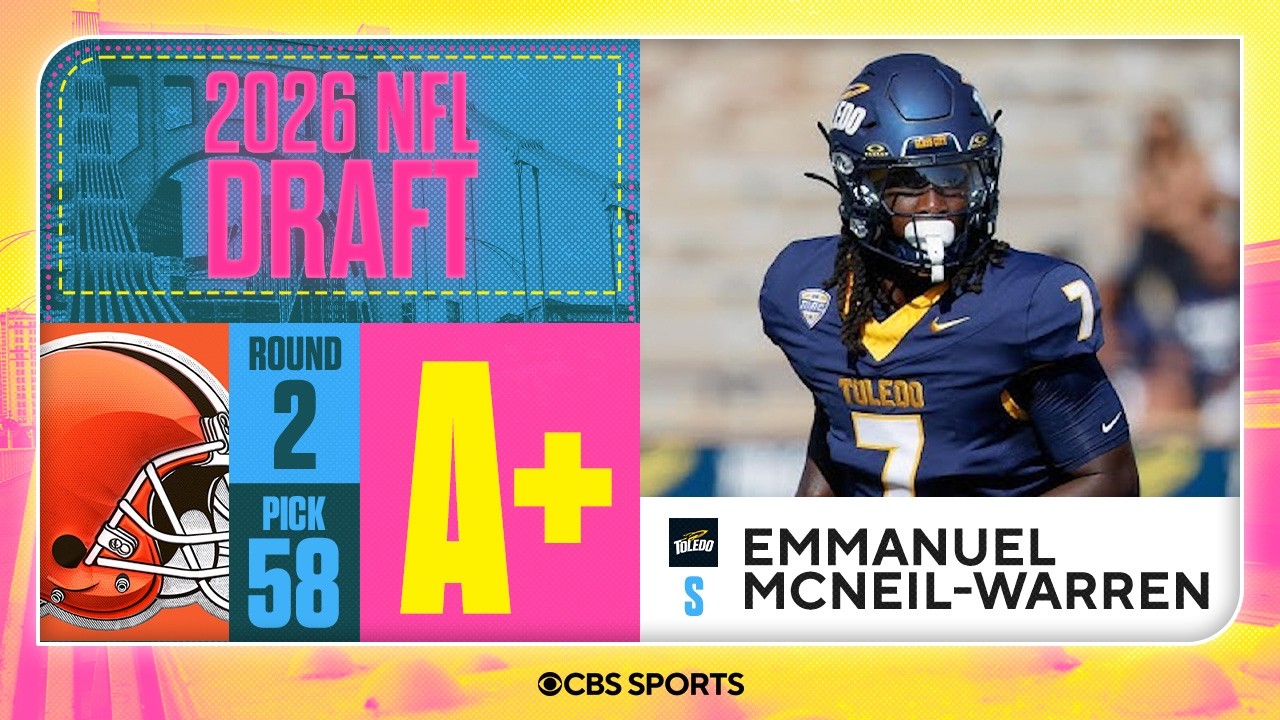 Browns select Emmanuel McNeil-Warren in 2nd Round, No. 58 overall | 2026 NFL Draft Grades & Reaction