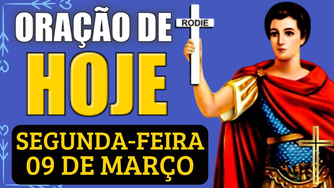 ORAÇÃO DE HOJE (09/03) A SANTO EXPEDITO | ORAÇÃO MILAGROSA A SANTO EXPEDITO PARA RECEBER UM MILAGRE!