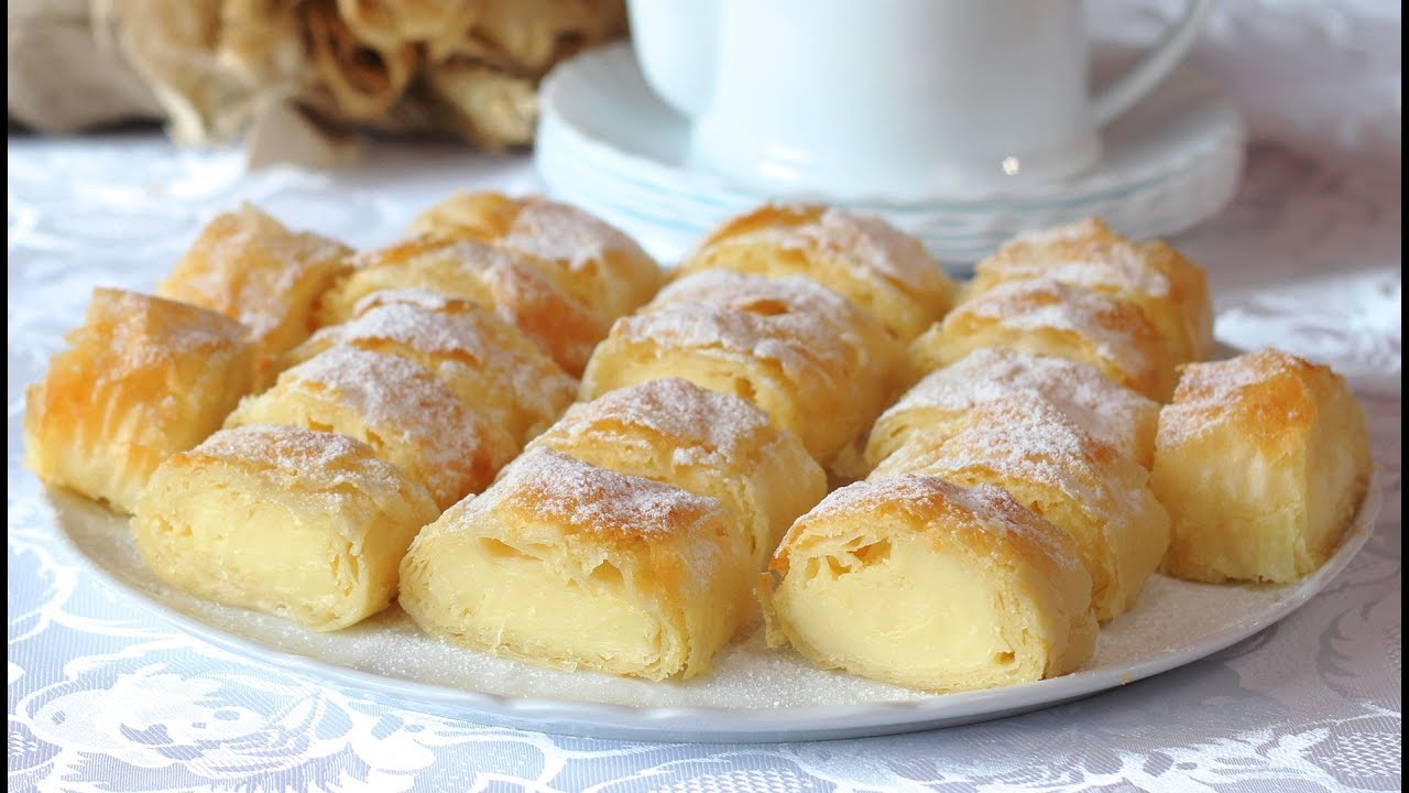 Vanil krem štrudla - odličan recept od gotovih kora