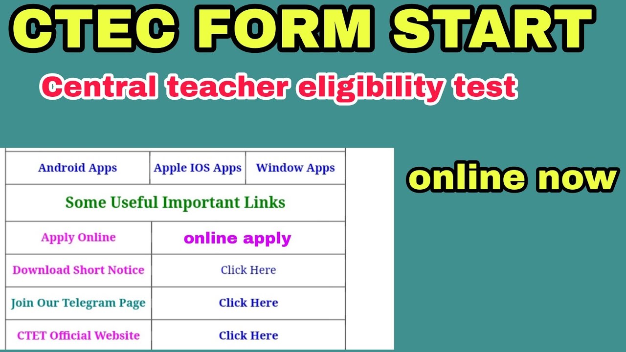 ctet apply 2022||how to apply ctet online form 2022||