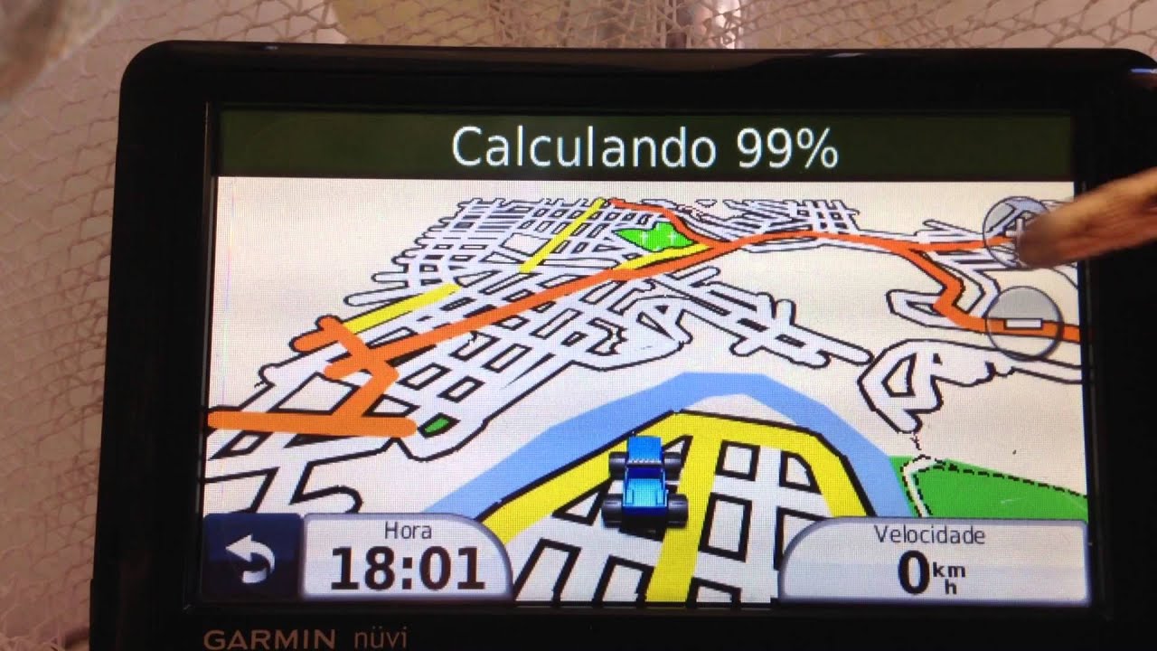 TRAÇAR ROTAS E PERCURSOS NO GPS GARMIN NUVI