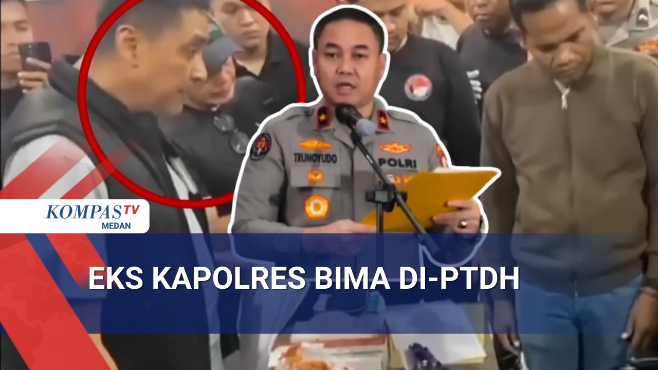 Eks Kapolres Bima Diputus Dipecat Tidak dengan Hormat karena Terbukti Terima Uang Bandar Narkoba
