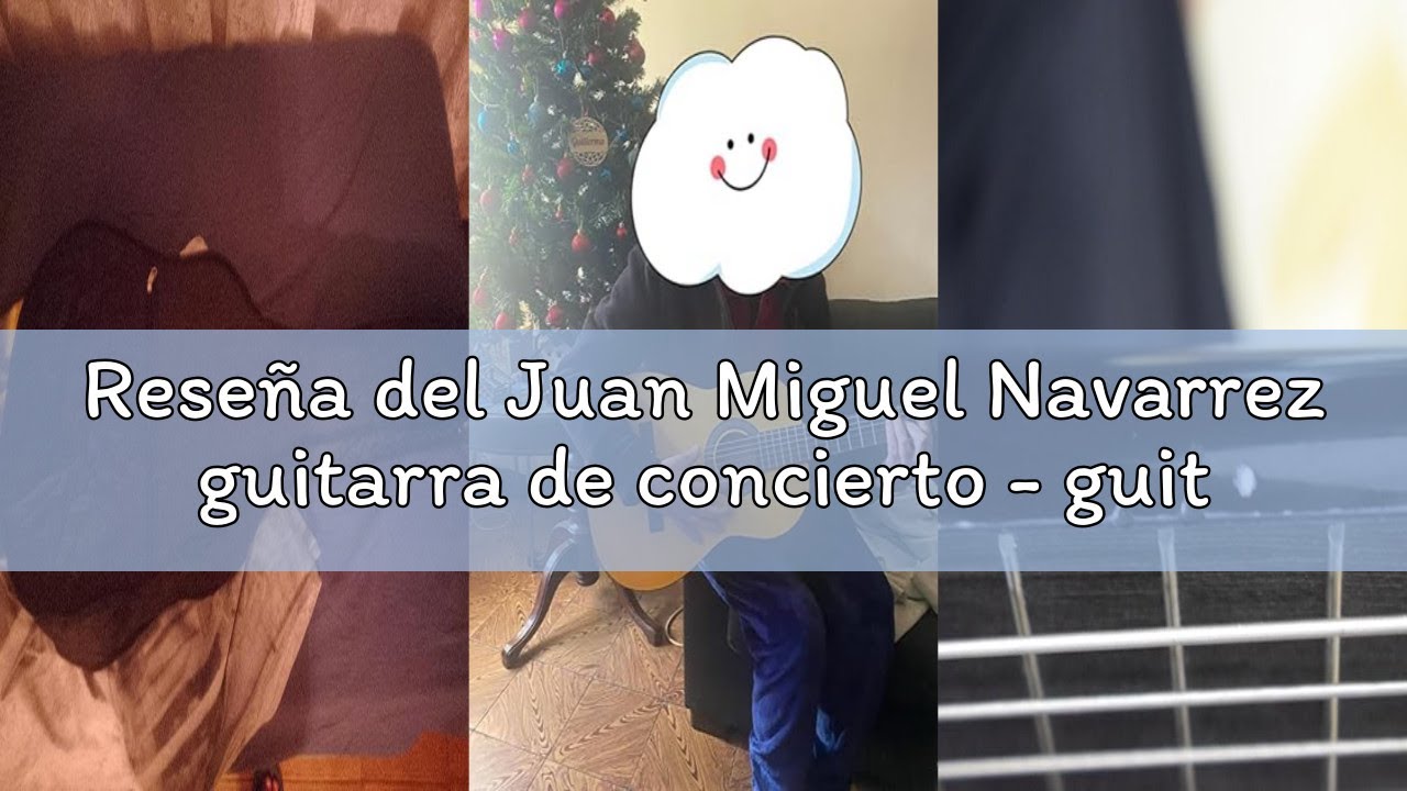Reseña del Juan Miguel Navarrez guitarra de concierto - guitarra clásica - 4/4 honey - color natural