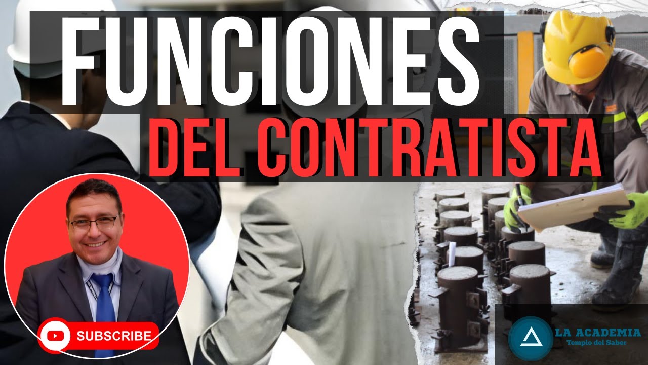 FUNCIONES DEL CONTRATISTA 📚[Supervision de Obras]