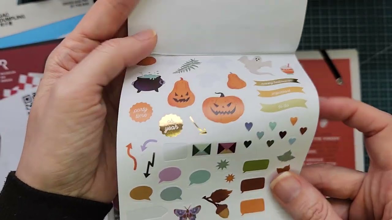 What to bring from your trips for your memory journal and stickers unpacking