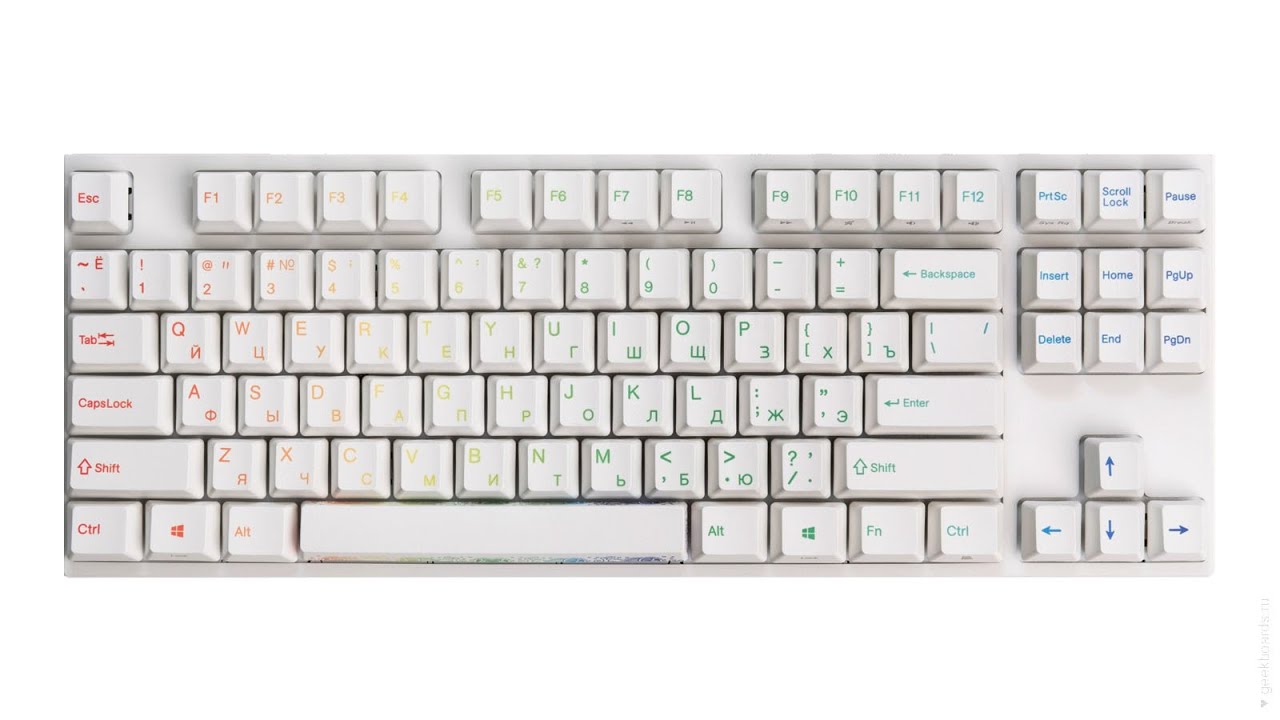 Обзор на мою новую новую клавиатуру! Обзор Varmilo double rainbow rgb speed silver!