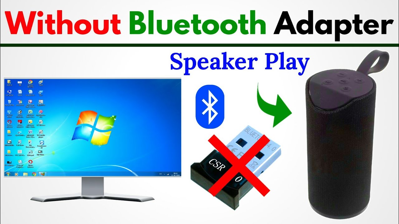 How To Connect Bluetooth Speaker To Computer Without Bluetooth Adapter | Concept Technology