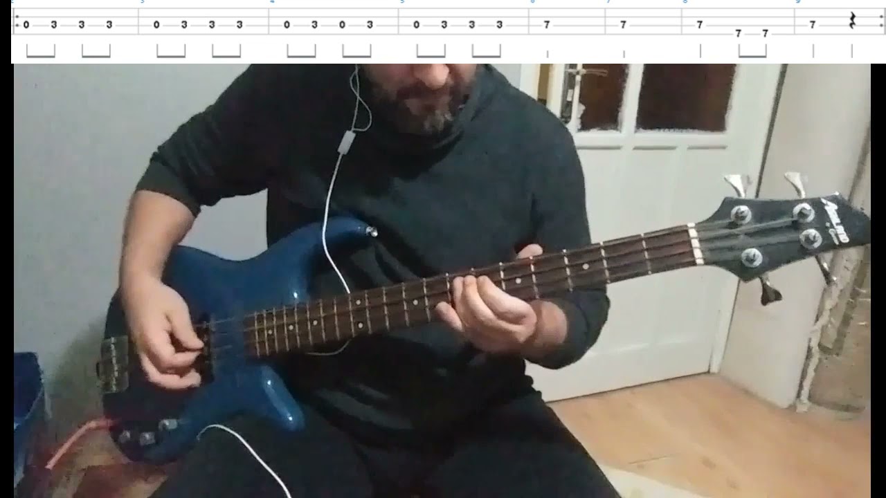 Mozart Turkish March (T&uuml;rk Marşı) - (Selim Işık - Rock Cover) - Bass Tab - BassCover&Serhat...