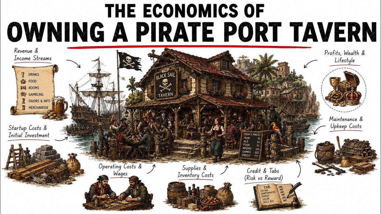 The Economics of Owning a Pirate Port Tavern