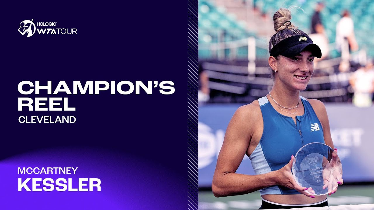 McCartney Kessler captures her first Hologic WTA Tour title 🏆