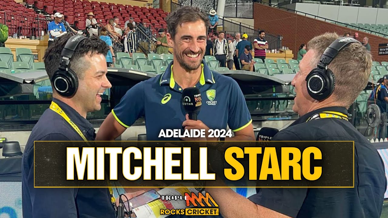 Mitchell Starc Joins Triple M After Taking 6 Wickets On Day 1 In Adelaide | Triple M Cricket
