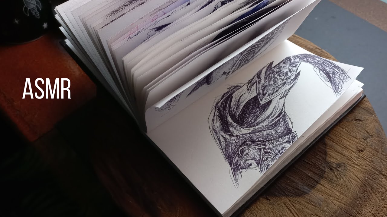 |ASMR| Drawing ARTORIAS (Dark Souls) 🖋