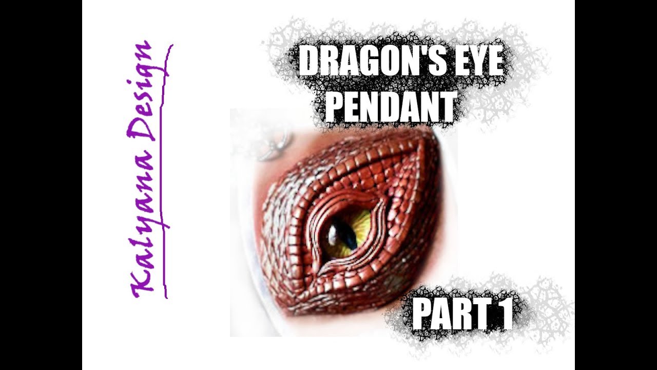 Dragon's eye pendant part 1 - polymer clay tutorial 026
