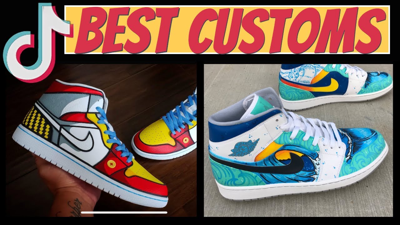 New Custom Sneakers September 2021 | TikTok Compilation | Painting on Shoes