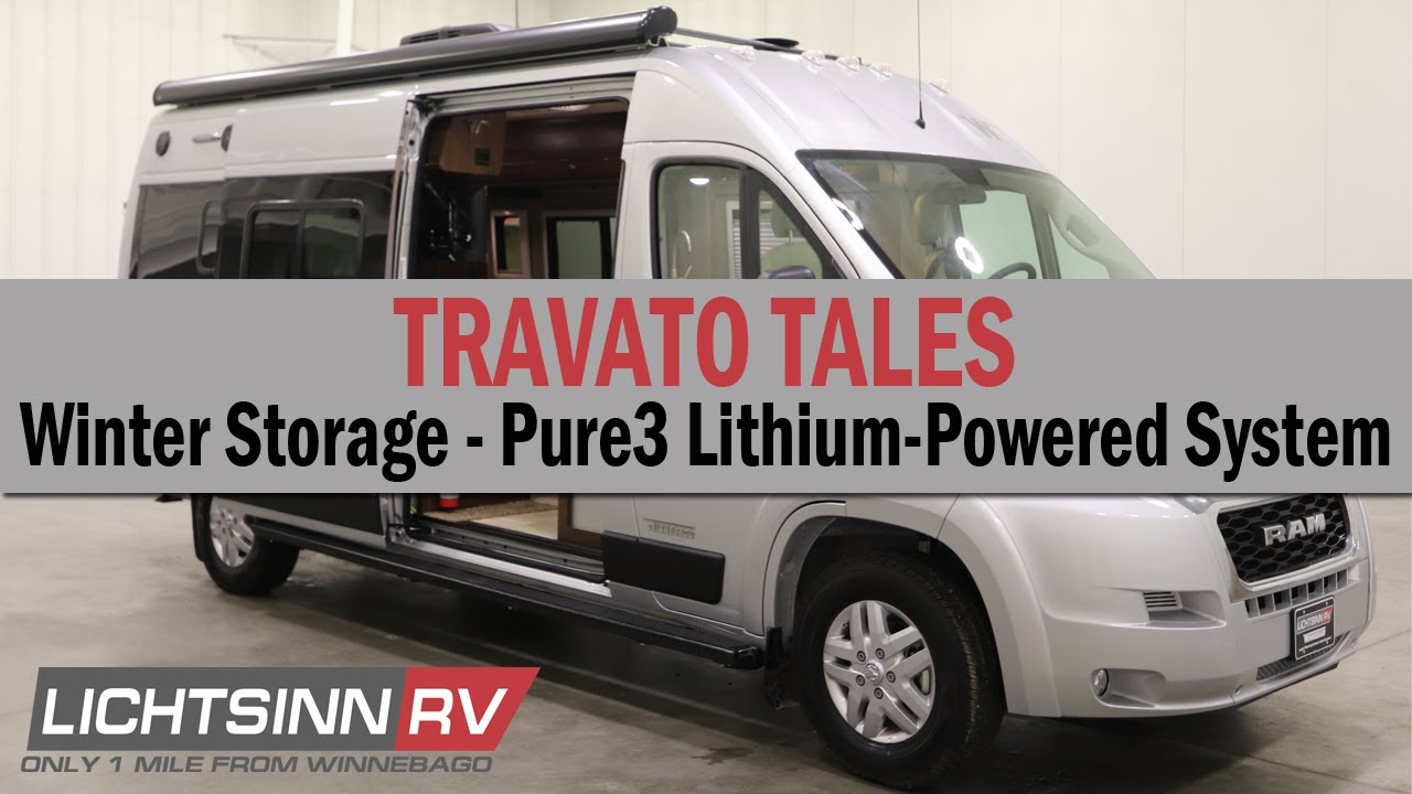 LichtsinnRV.com - Winter Storage on a Winnebago Travato Pure3 Lithium-Powered System