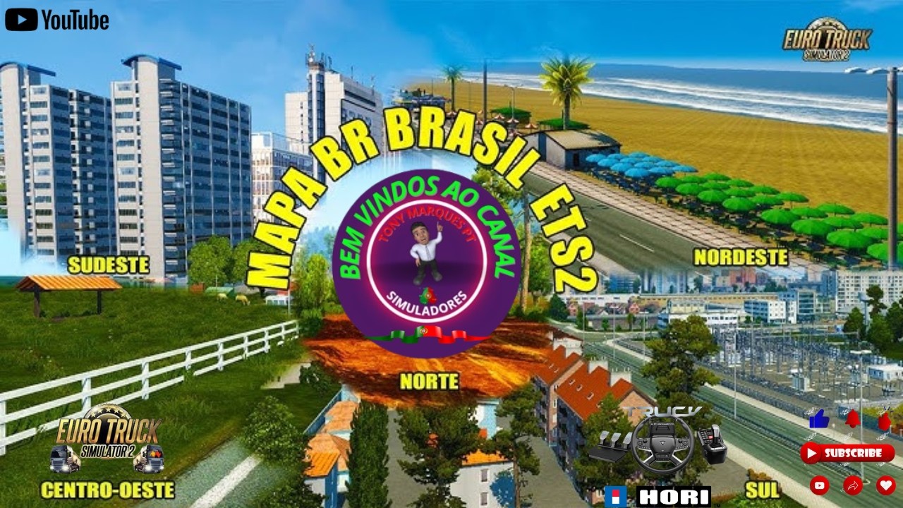 ETS2 1.58 - / #MAPA BR BRASIL V5.8 #eurotrucksimulator2 #live