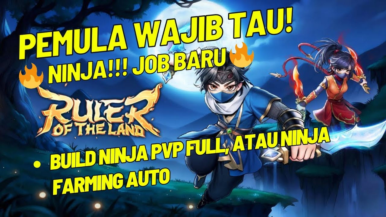 Tutorial Job NINJA Ruler of the Land Mobile | Build OP, Skill & Chi Point Lengkap
