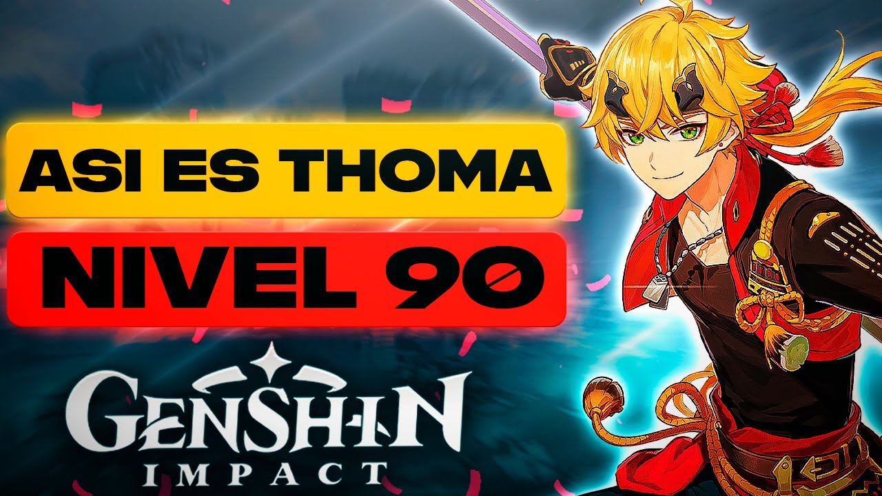 PROBANDO *THOMA* NIVEL 90 *ASÍ FUNCIONA* 😱 GENSHIN IMPACT