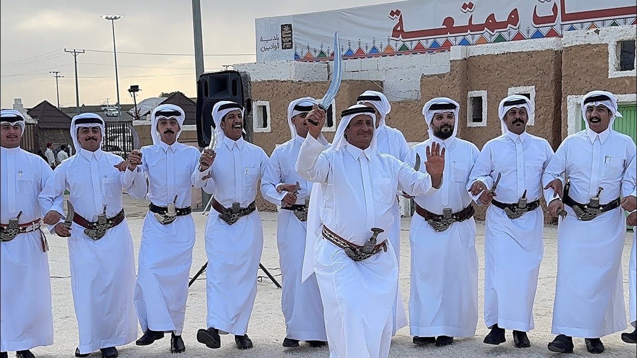 مشاركة فرقة شهران للفنون الشعبية في قرية الحبلة التراثية 
