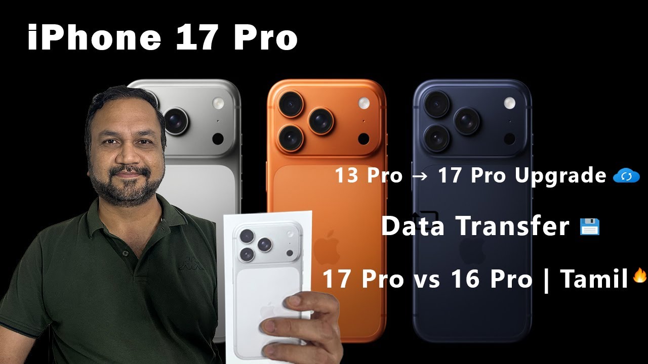 iPhone 17 Pro in Tamil | iPhone 16 Pro vs 17 Pro Comparison | Accessories & Setup | Review