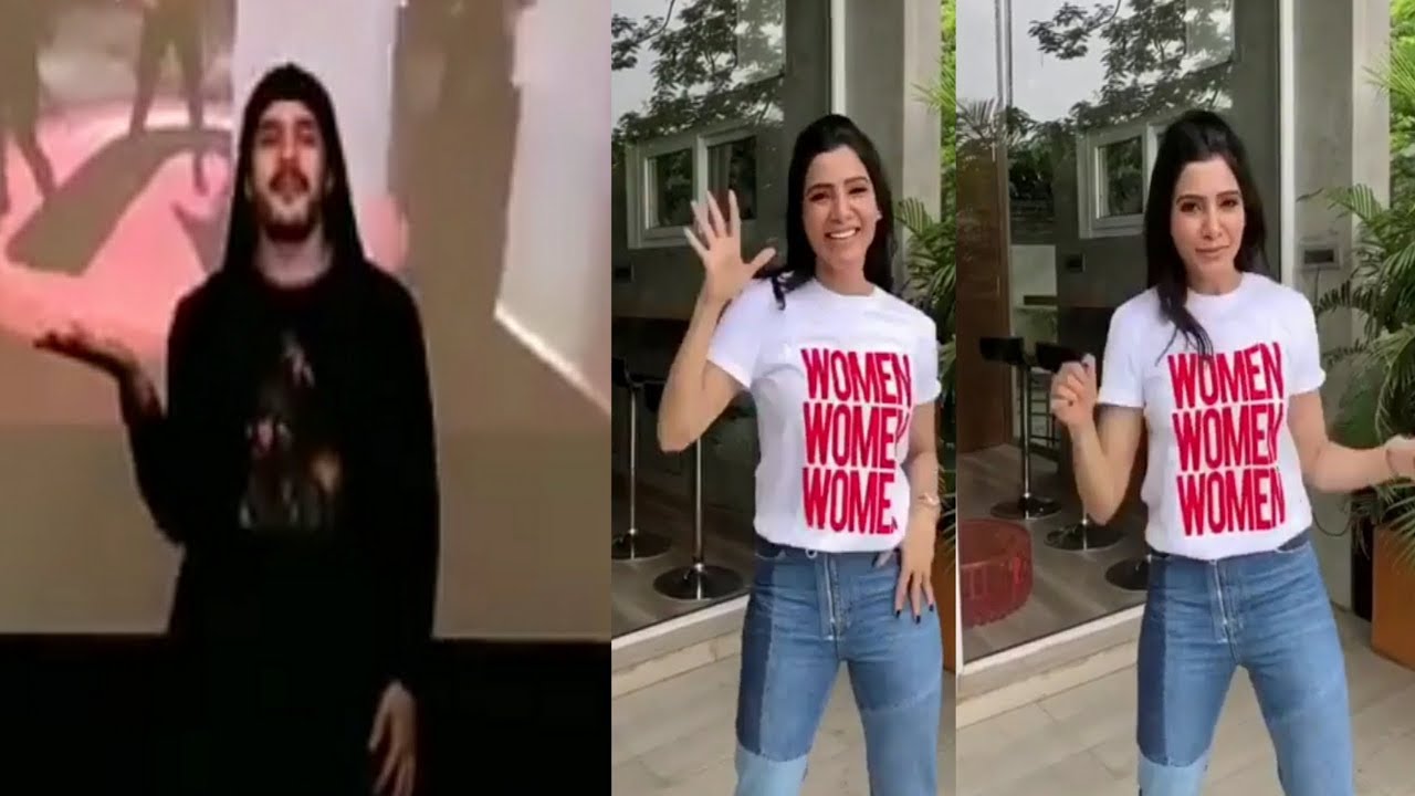 Samantha dance with Akkineni akhil #uturndancechallenge