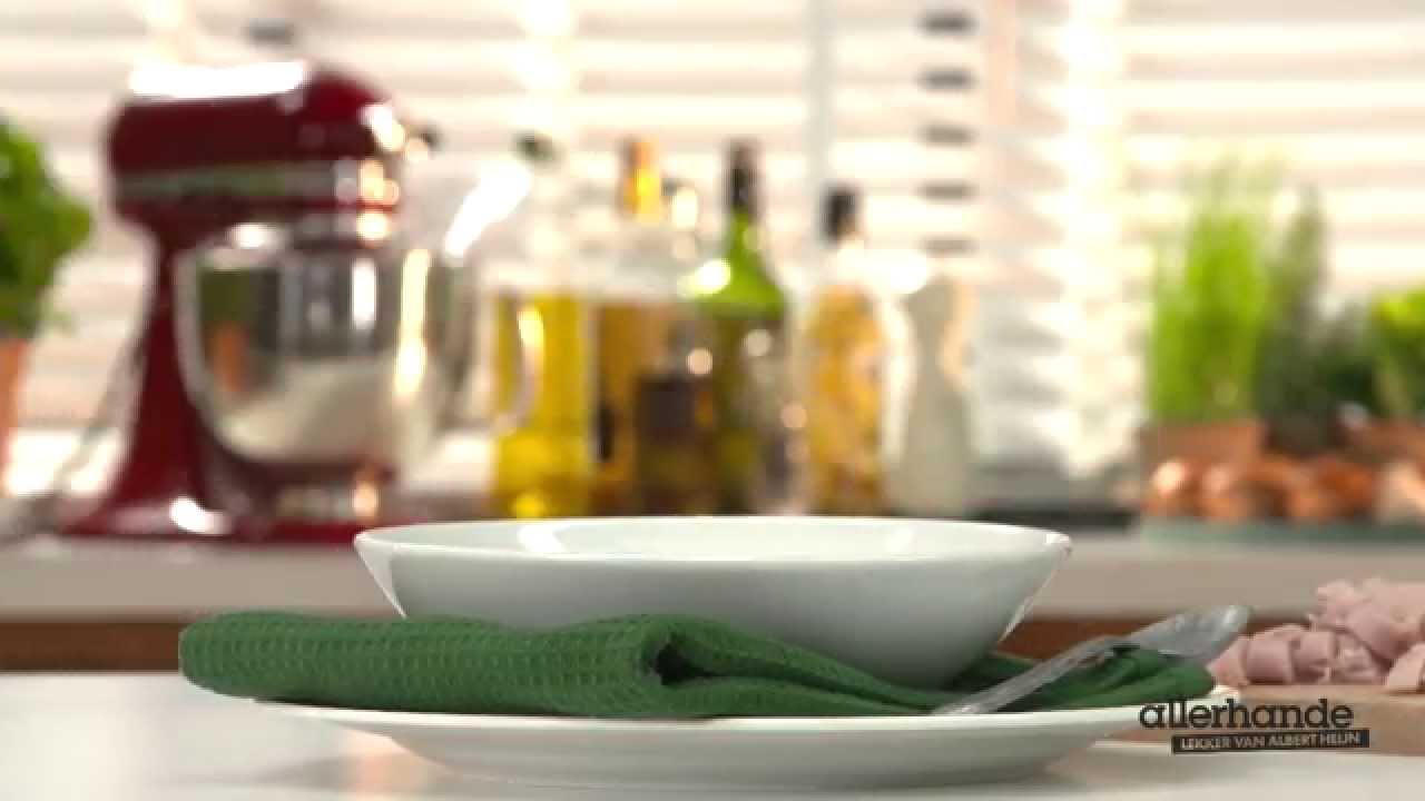 Aspergesoep met ham en ei - Allerhande