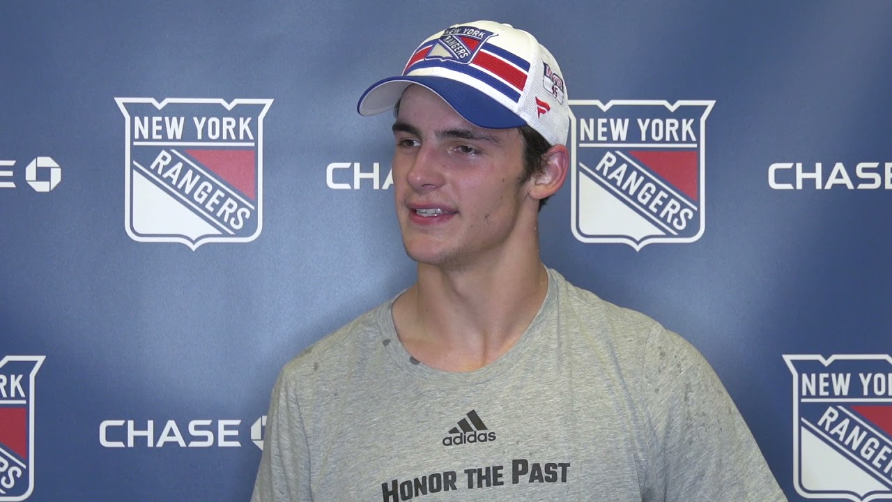 New York Rangers: Braden Schneider Media Availability | Development Camp 2021