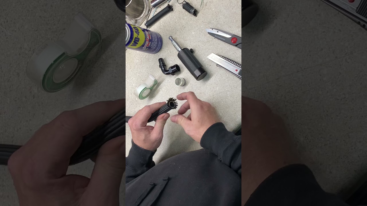 BMRS Teflon hose cutting and assembly tutorial.