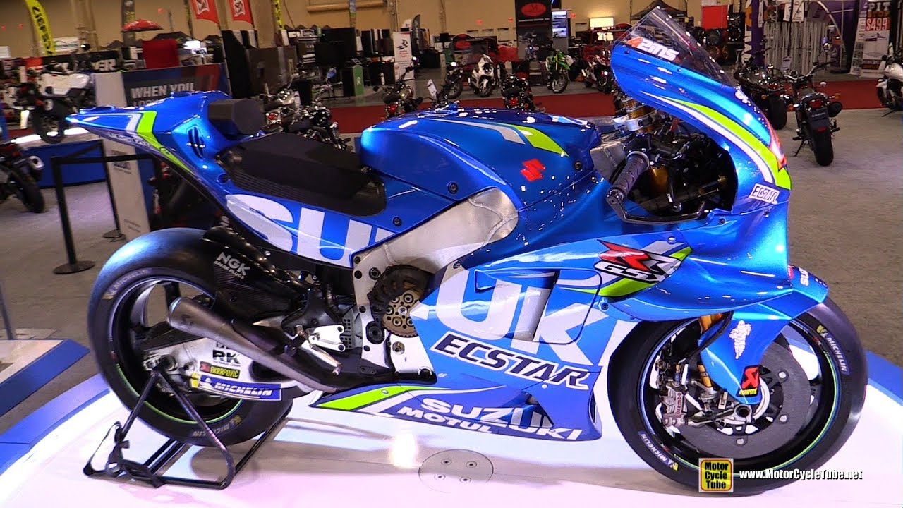 2018 Suzuki GSX RR Alex Rins Moto GP Racing Bike - Walkaround - 2018 AIMExpo Las Vegas